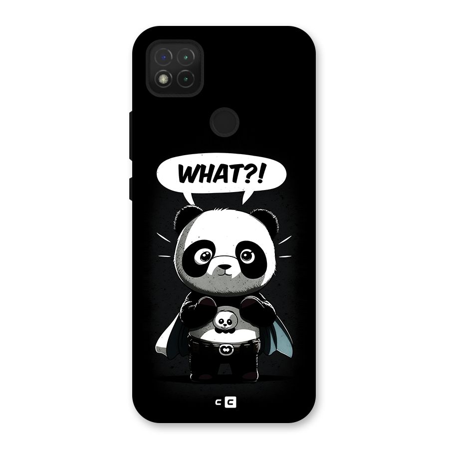 Panda What Confused Back Case for Redmi 9 Activ