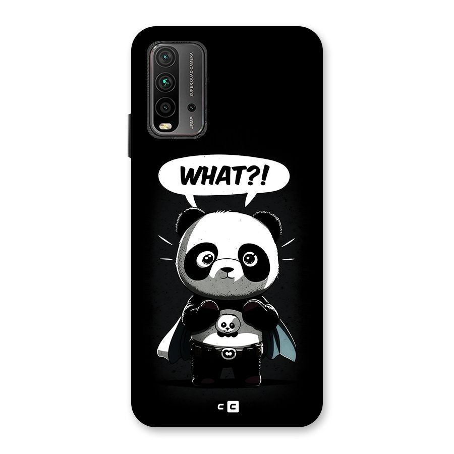 Panda What Confused Back Case for Redmi 9 Power