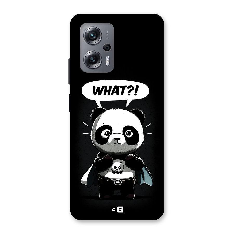 Panda What Confused Back Case for Redmi K50i