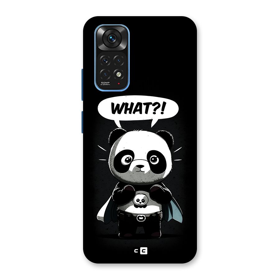 Panda What Confused Back Case for Redmi Note 11S