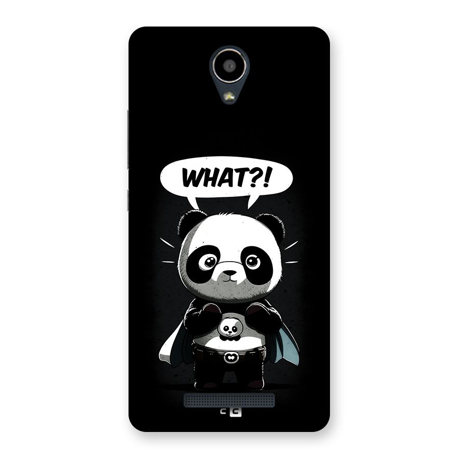 Panda What Confused Back Case for Redmi Note 2