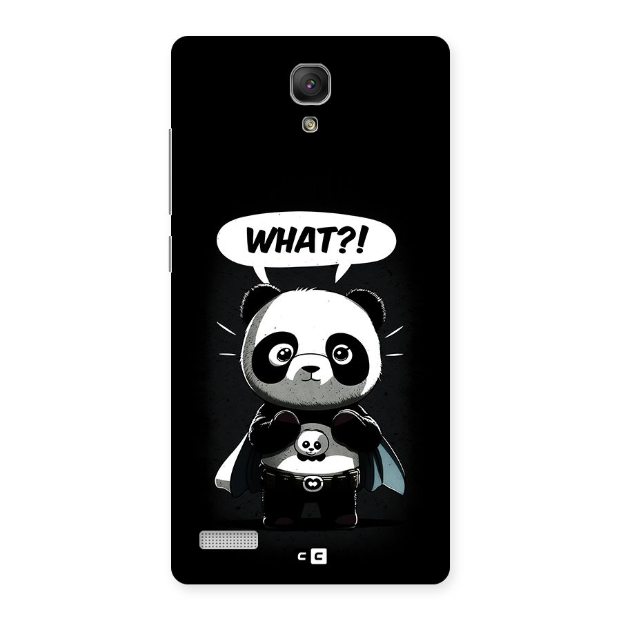 Panda What Confused Back Case for Redmi Note Prime