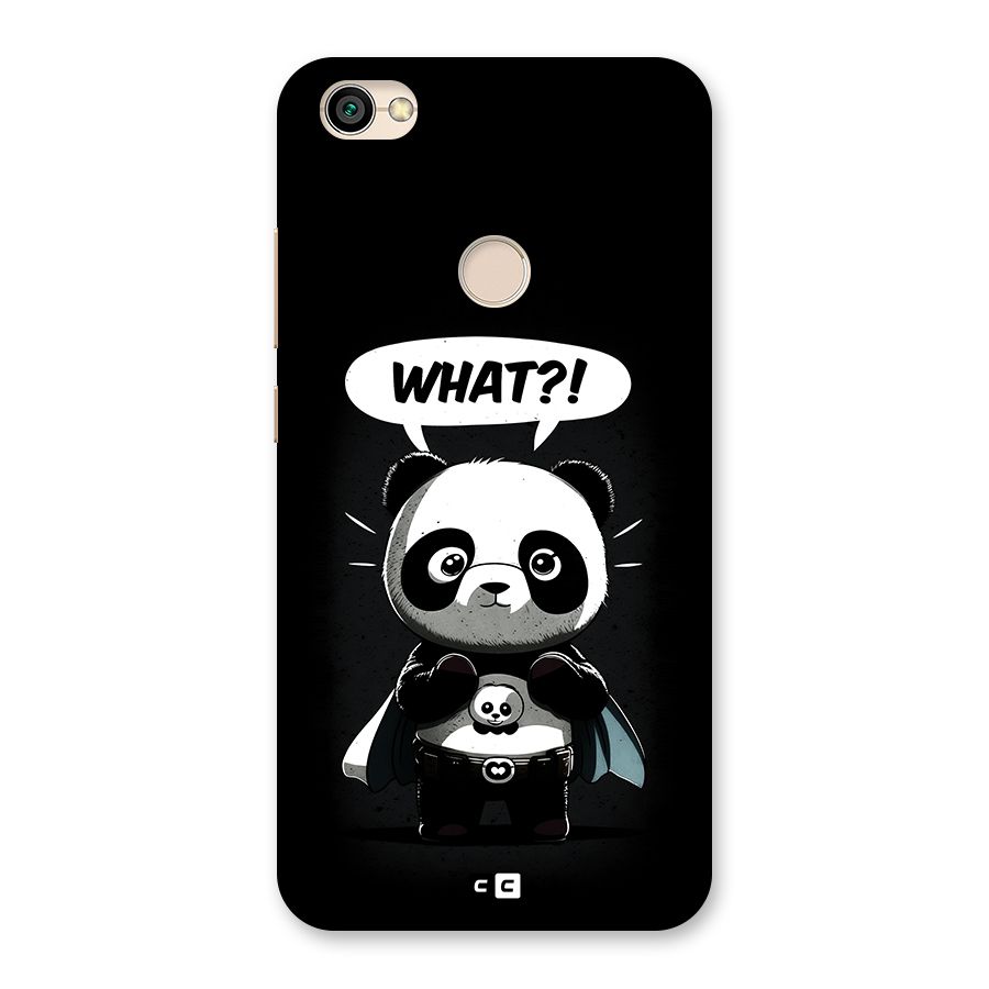 Panda What Confused Back Case for Redmi Y1 2017