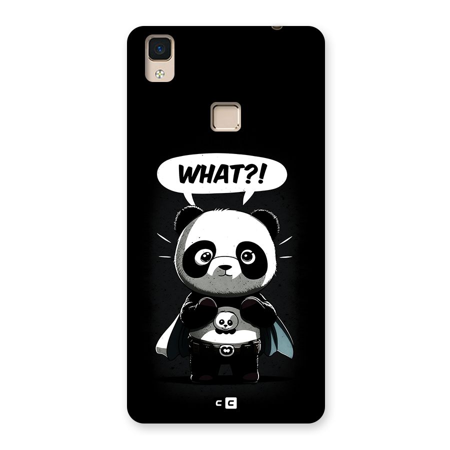 Panda What Confused Back Case for V3 Max