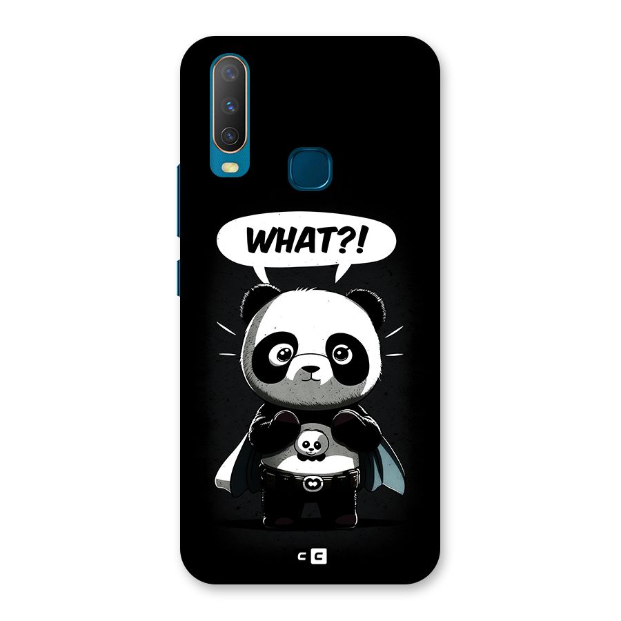 Panda What Confused Back Case for Vivo Y11