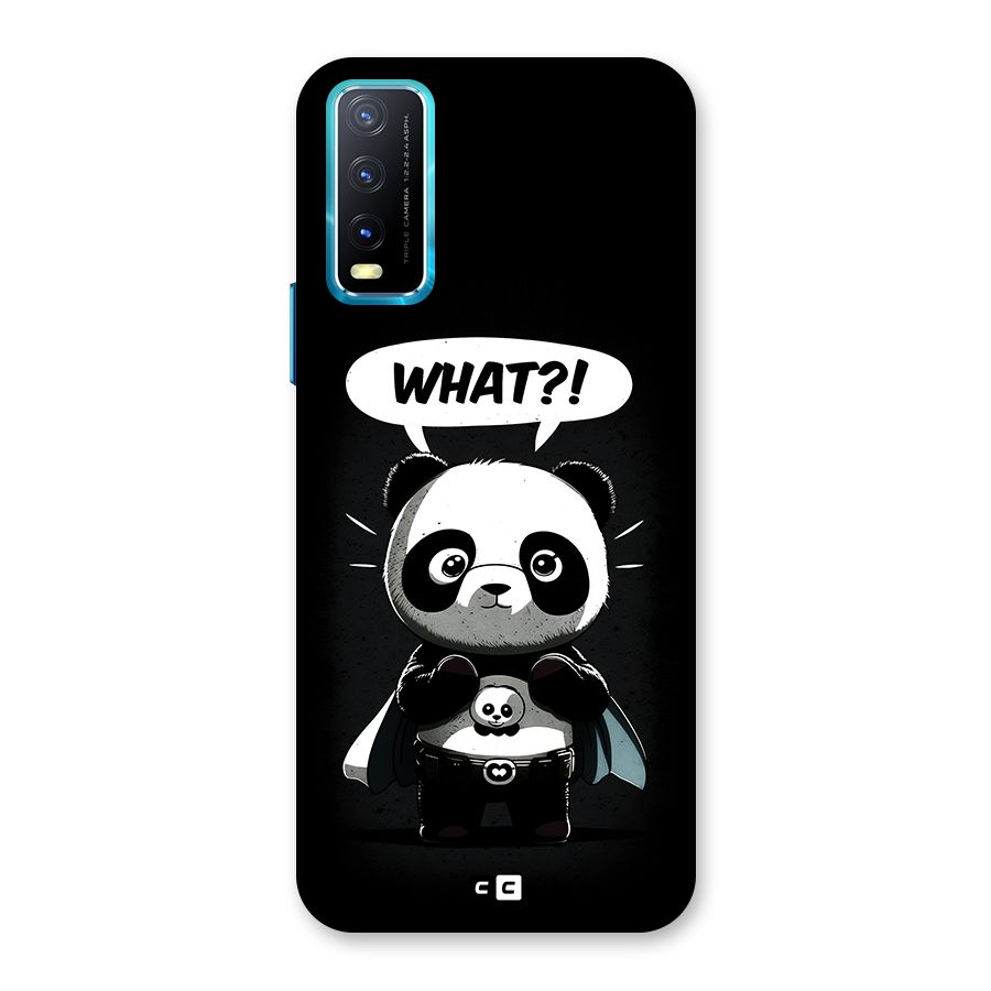 Panda What Confused Back Case for Vivo Y20G
