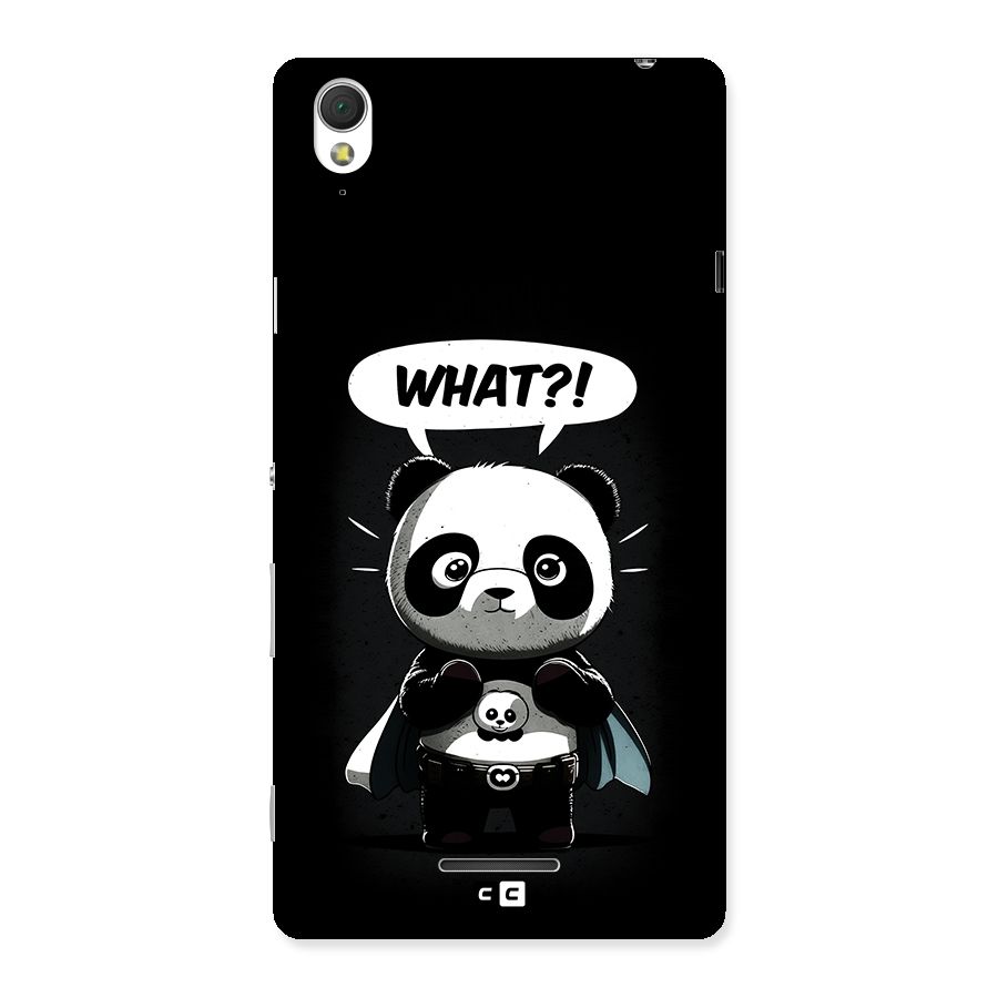 Panda What Confused Back Case for Xperia T3