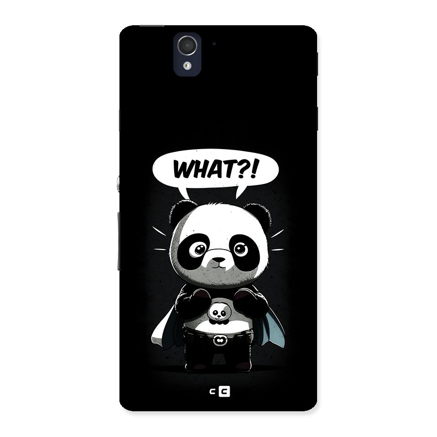 Panda What Confused Back Case for Xperia Z