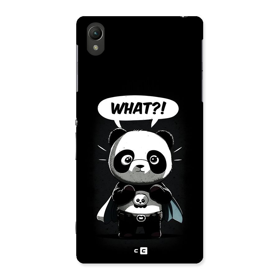 Panda What Confused Back Case for Xperia Z2