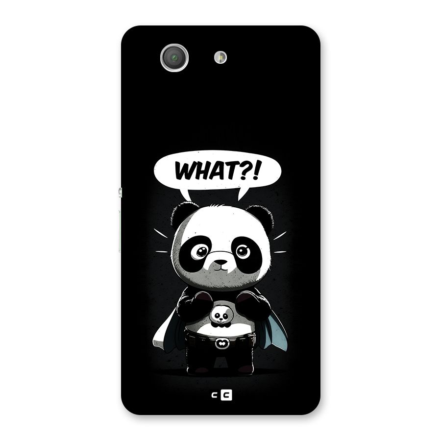 Panda What Confused Back Case for Xperia Z3 Compact