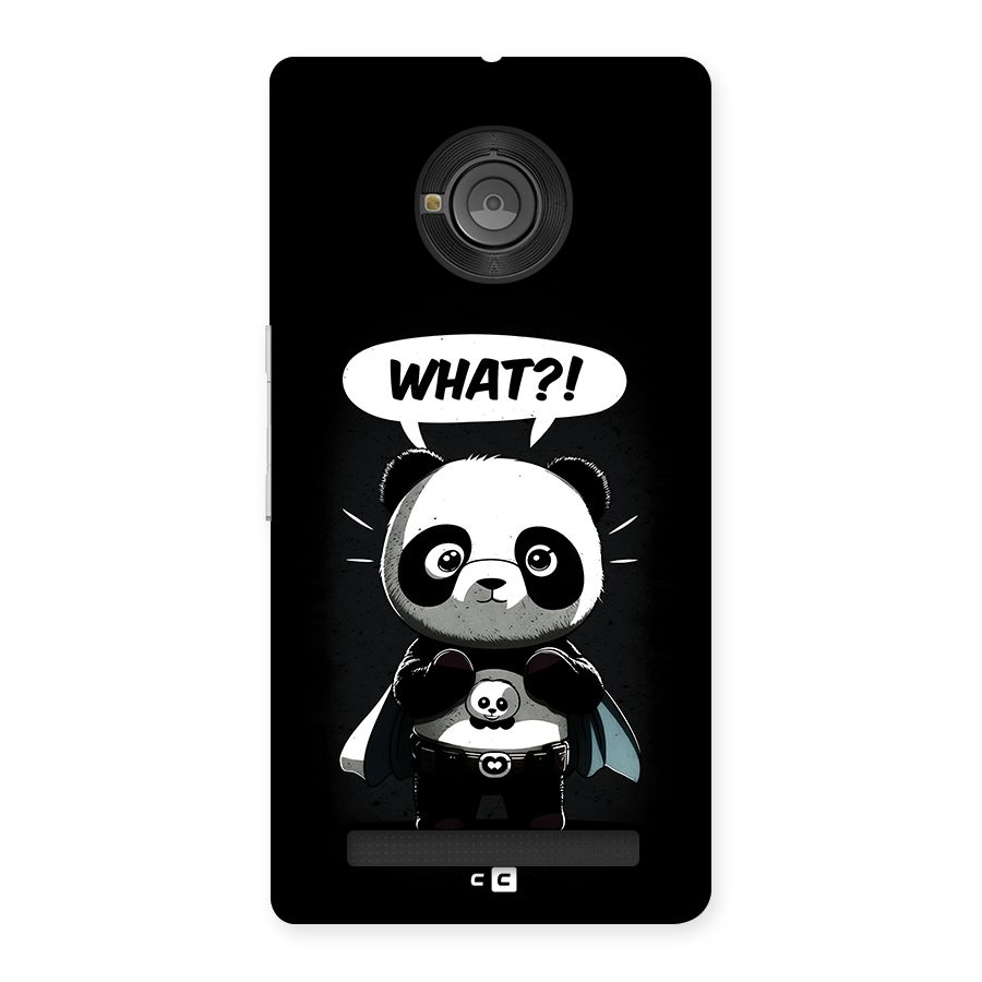 Panda What Confused Back Case for Yunique