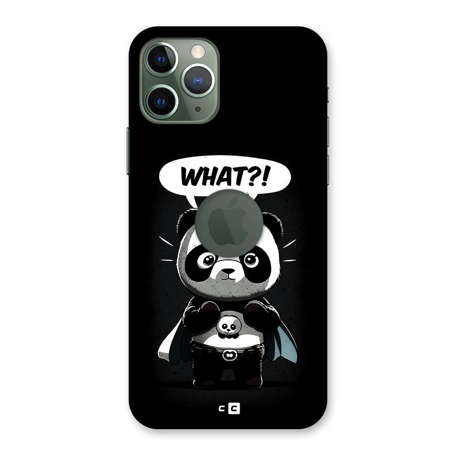 Panda What Confused Back Case for iPhone 11 Pro Logo  Cut