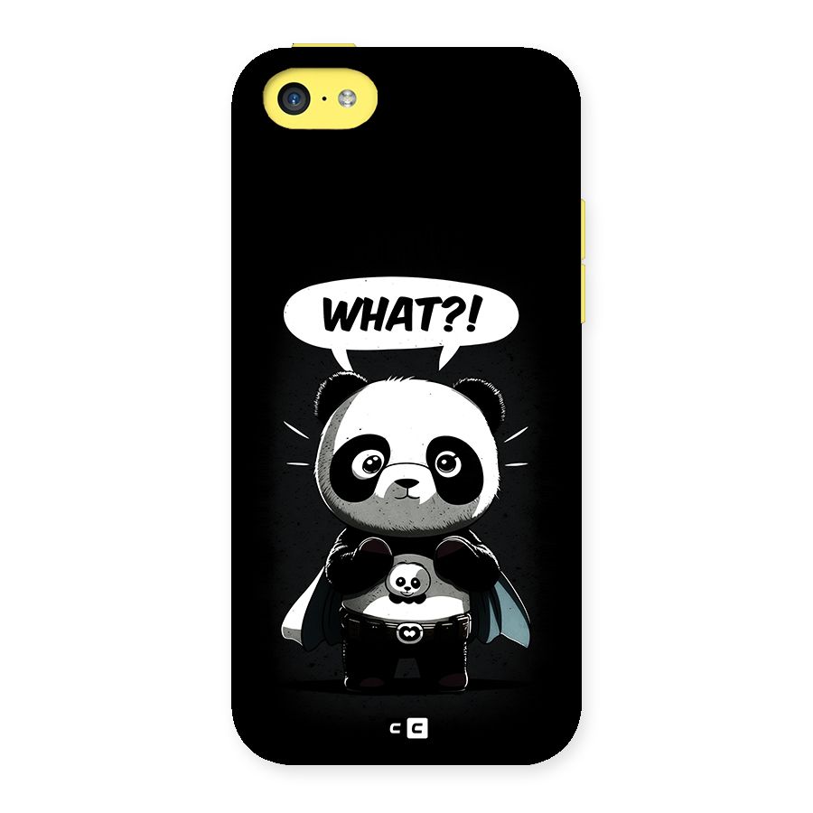 Panda What Confused Back Case for iPhone 5C