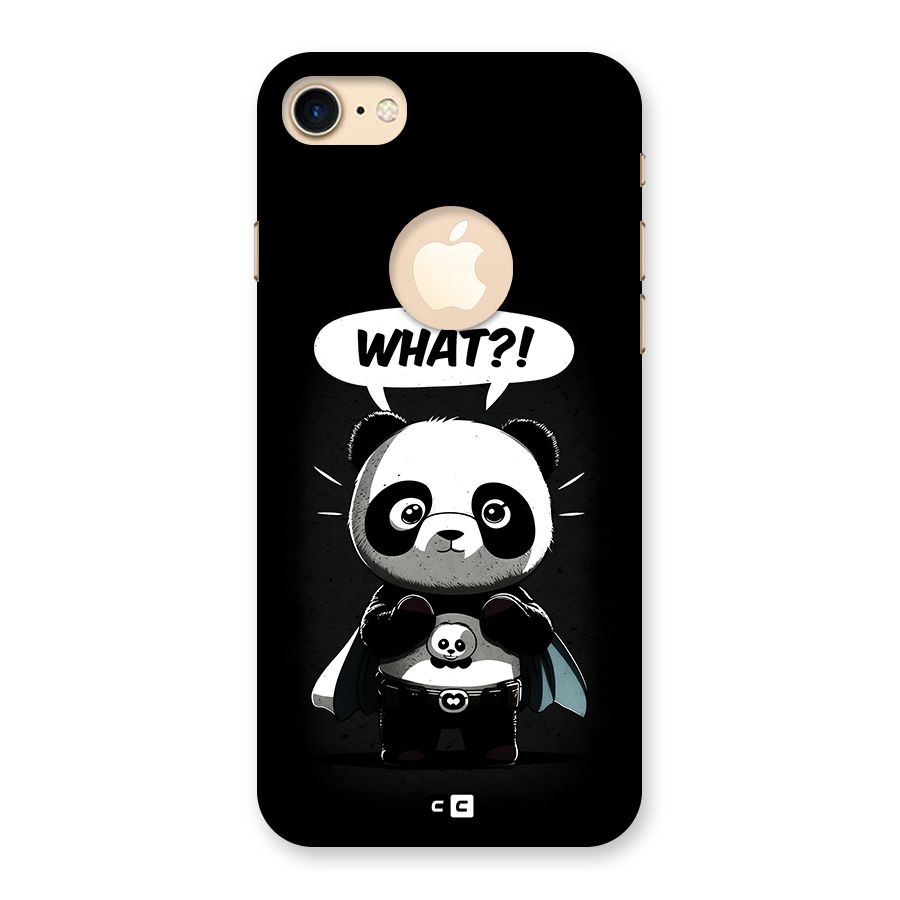 Panda What Confused Back Case for iPhone 7 Logo Cut