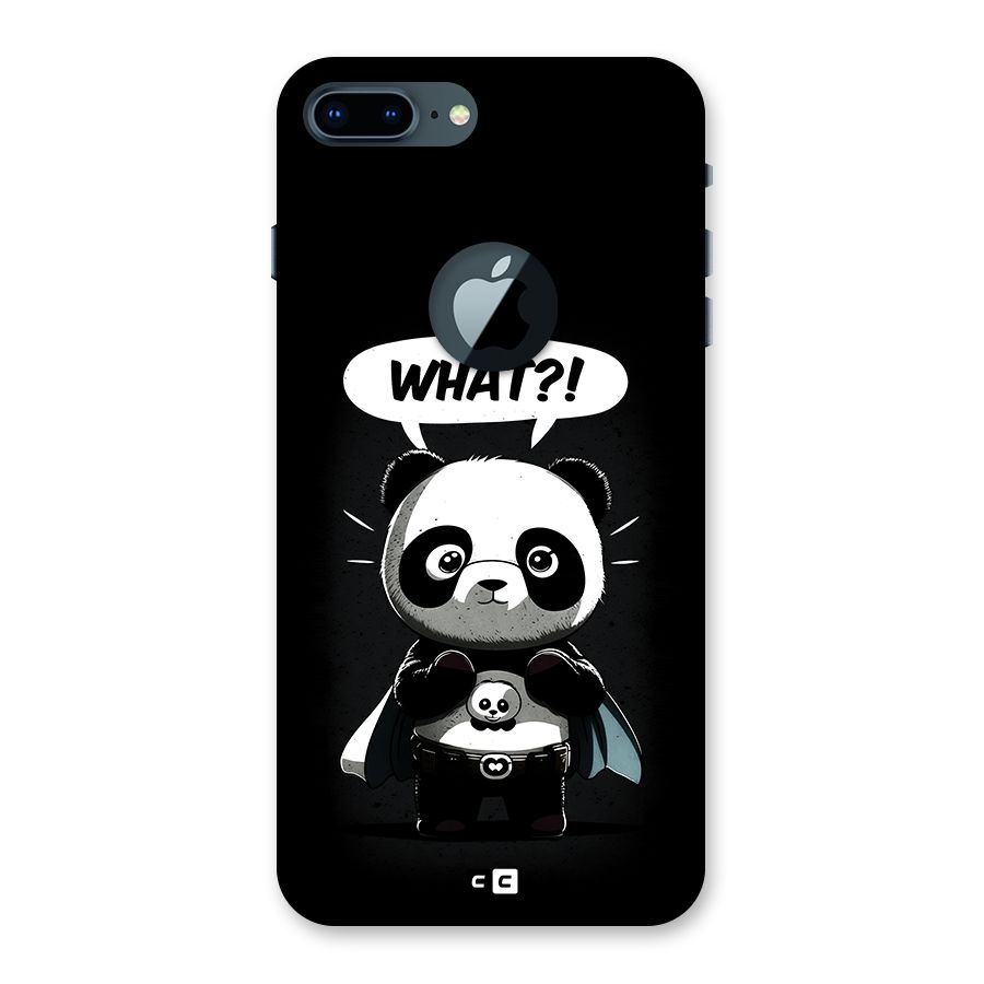 Panda What Confused Back Case for iPhone 7 Plus Logo Cut