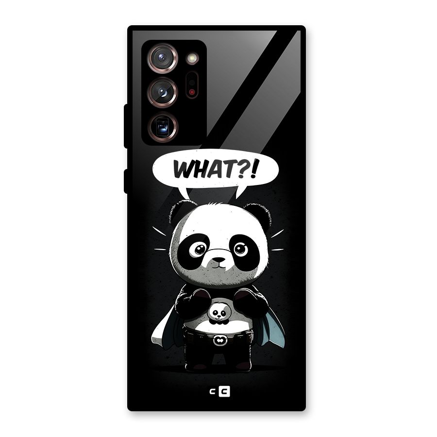 Panda What Confused Glass Back Case for Galaxy Note 20 Ultra