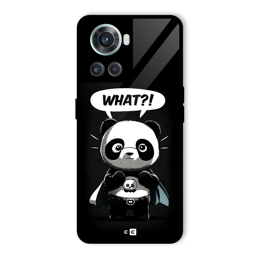 Panda What Confused Glass Back Case for OnePlus 10R