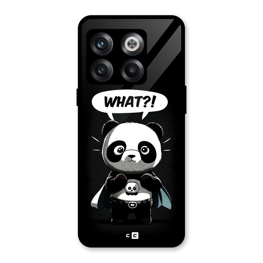 Panda What Confused Glass Back Case for OnePlus 10T