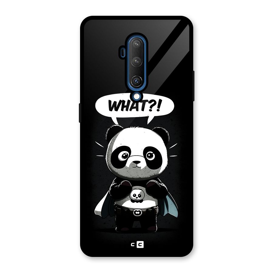 Panda What Confused Glass Back Case for OnePlus 7T Pro