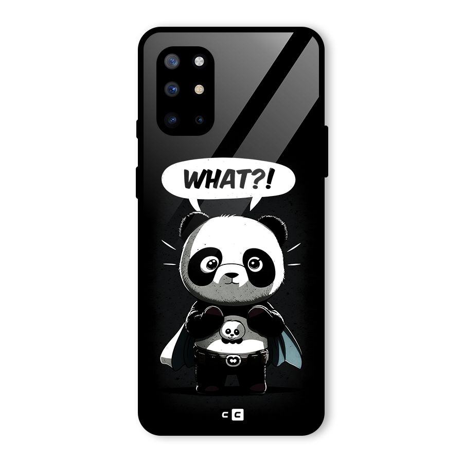Panda What Confused Glass Back Case for OnePlus 8T