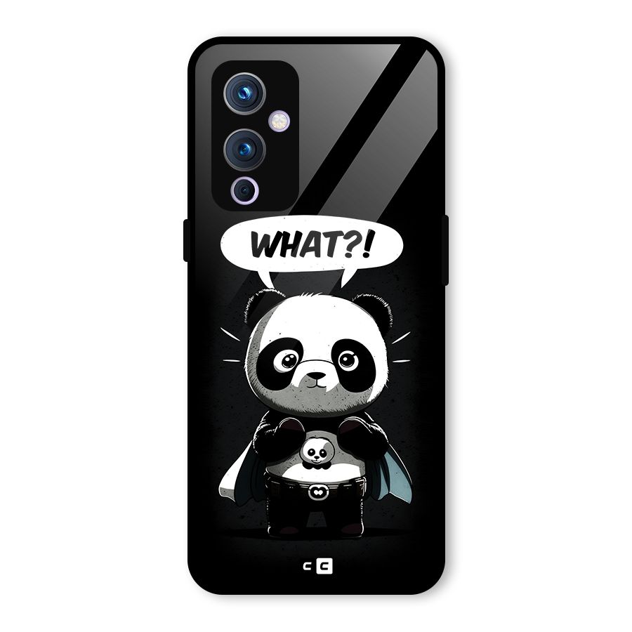 Panda What Confused Glass Back Case for OnePlus 9