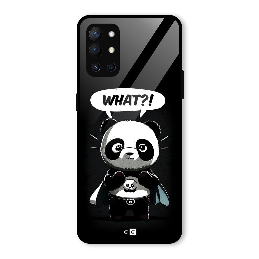 Panda What Confused Glass Back Case for OnePlus 9R