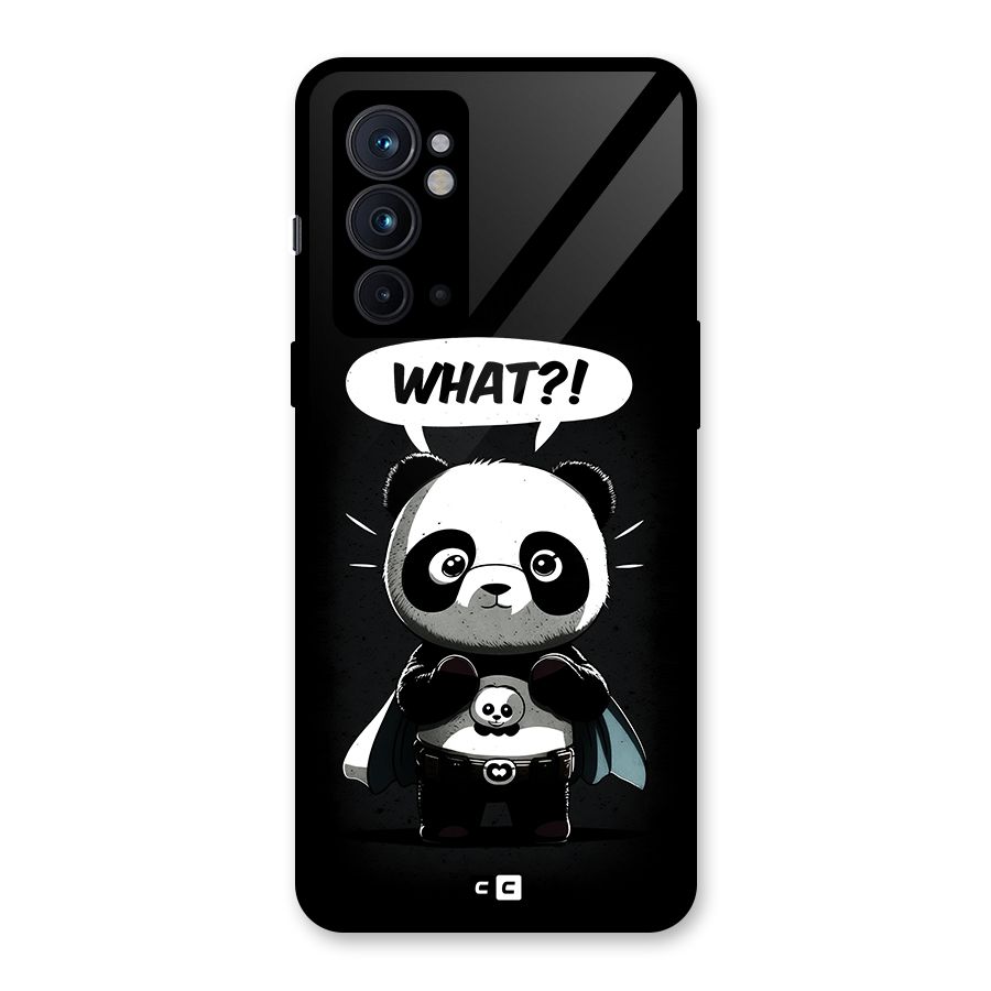 Panda What Confused Glass Back Case for OnePlus 9RT 5G