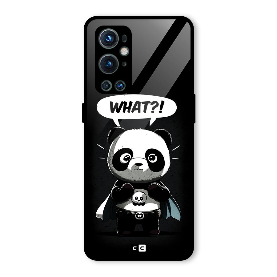 Panda What Confused Glass Back Case for OnePlus 9 Pro