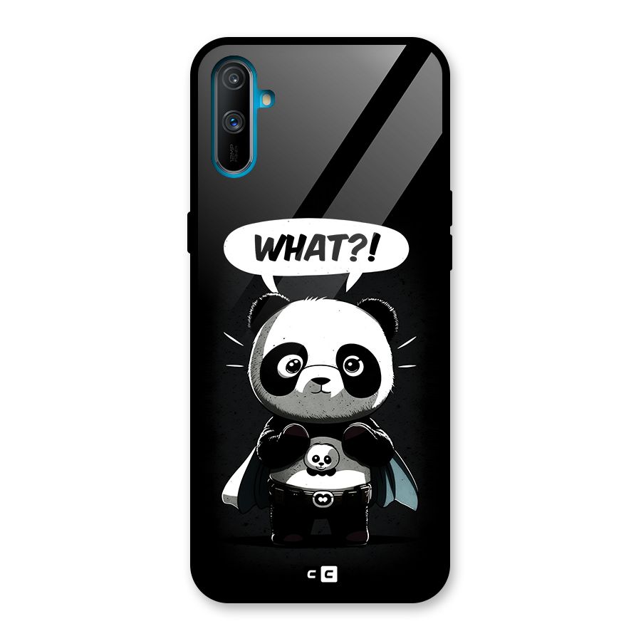 Panda What Confused Glass Back Case for Realme C3