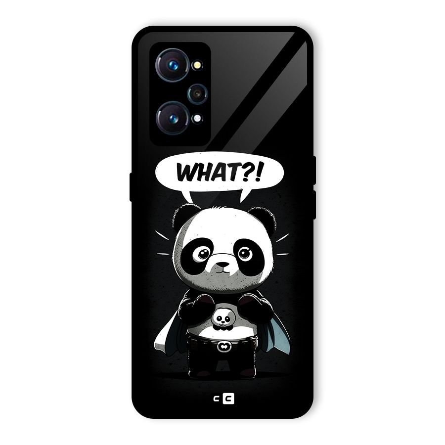 Panda What Confused Glass Back Case for Realme GT 2