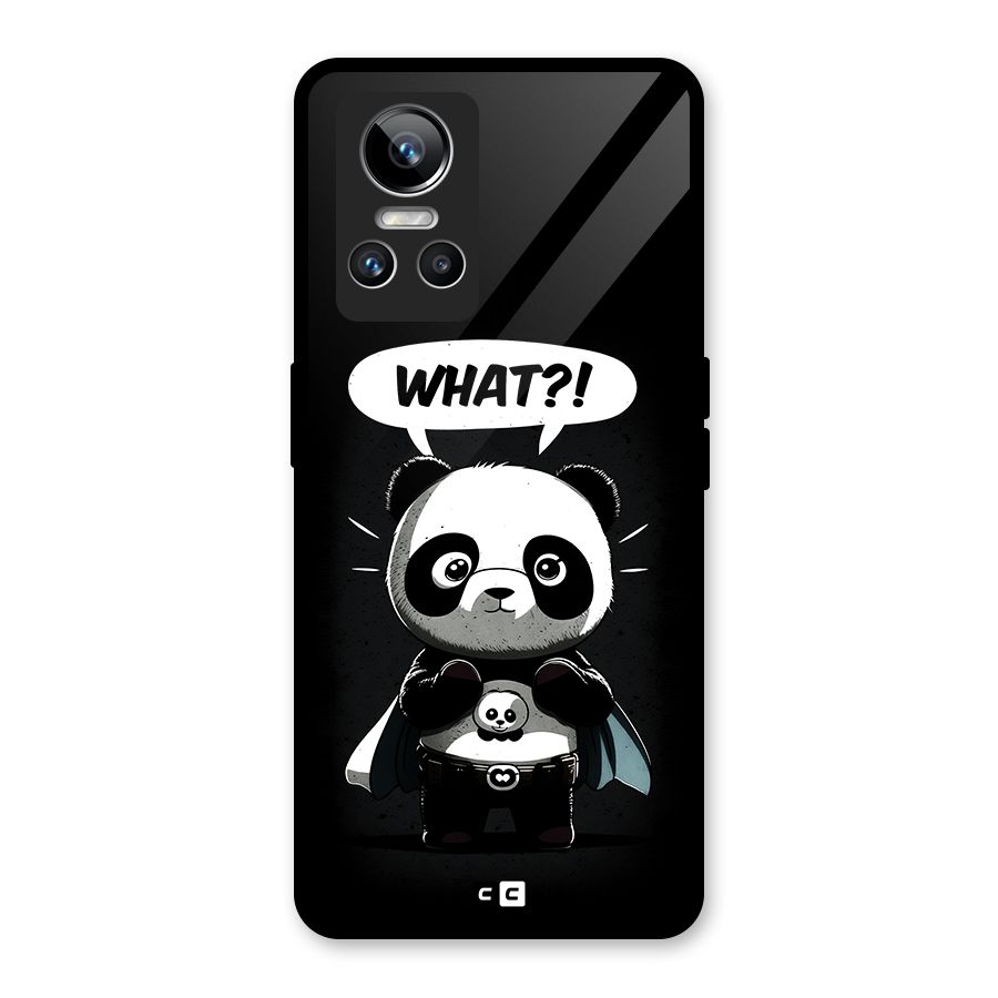 Panda What Confused Glass Back Case for Realme GT Neo 3