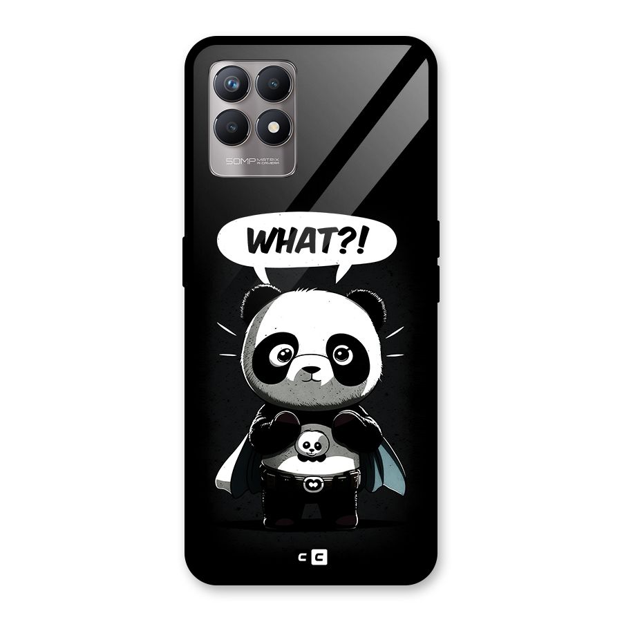 Panda What Confused Glass Back Case for Realme Narzo 50