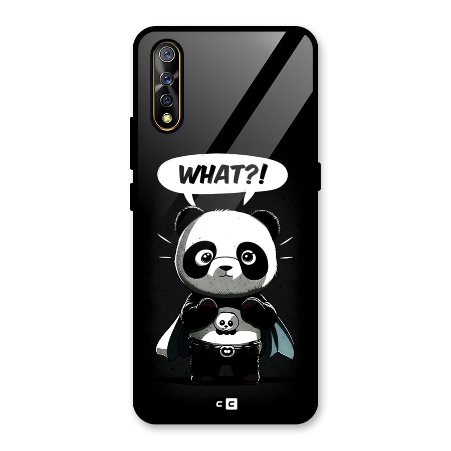 Panda What Confused Glass Back Case for Vivo S1