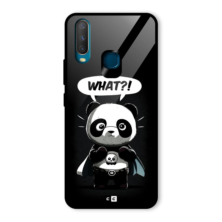 Panda What Confused Glass Back Case for Vivo U10