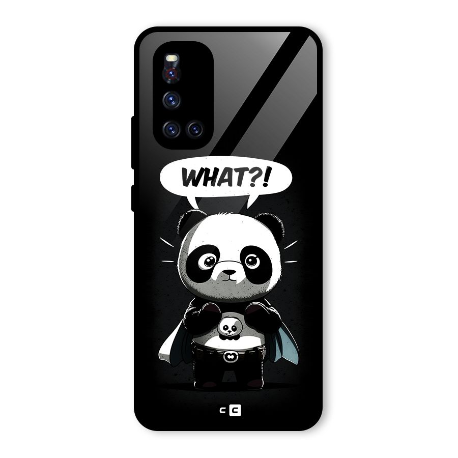 Panda What Confused Glass Back Case for Vivo V19
