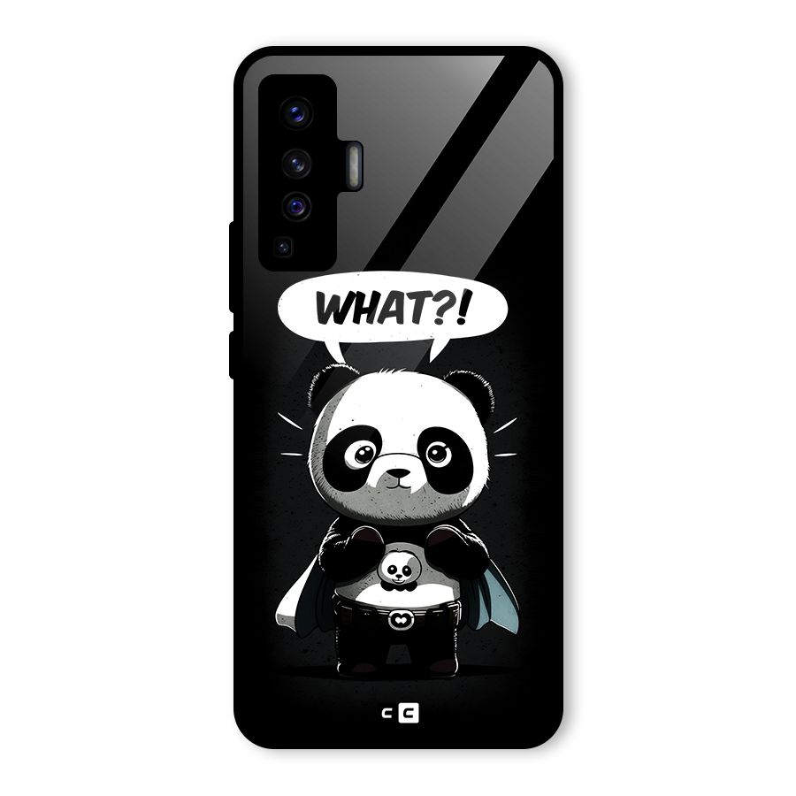 Panda What Confused Glass Back Case for Vivo X50