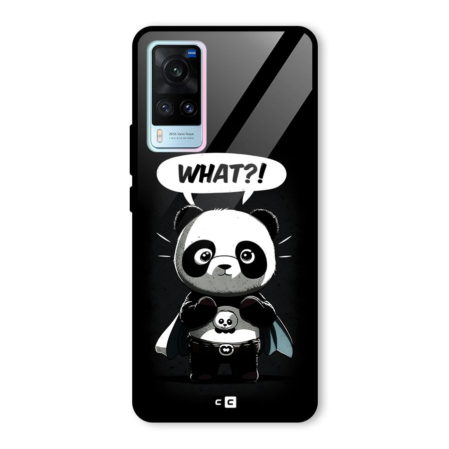 Panda What Confused Glass Back Case for Vivo X60