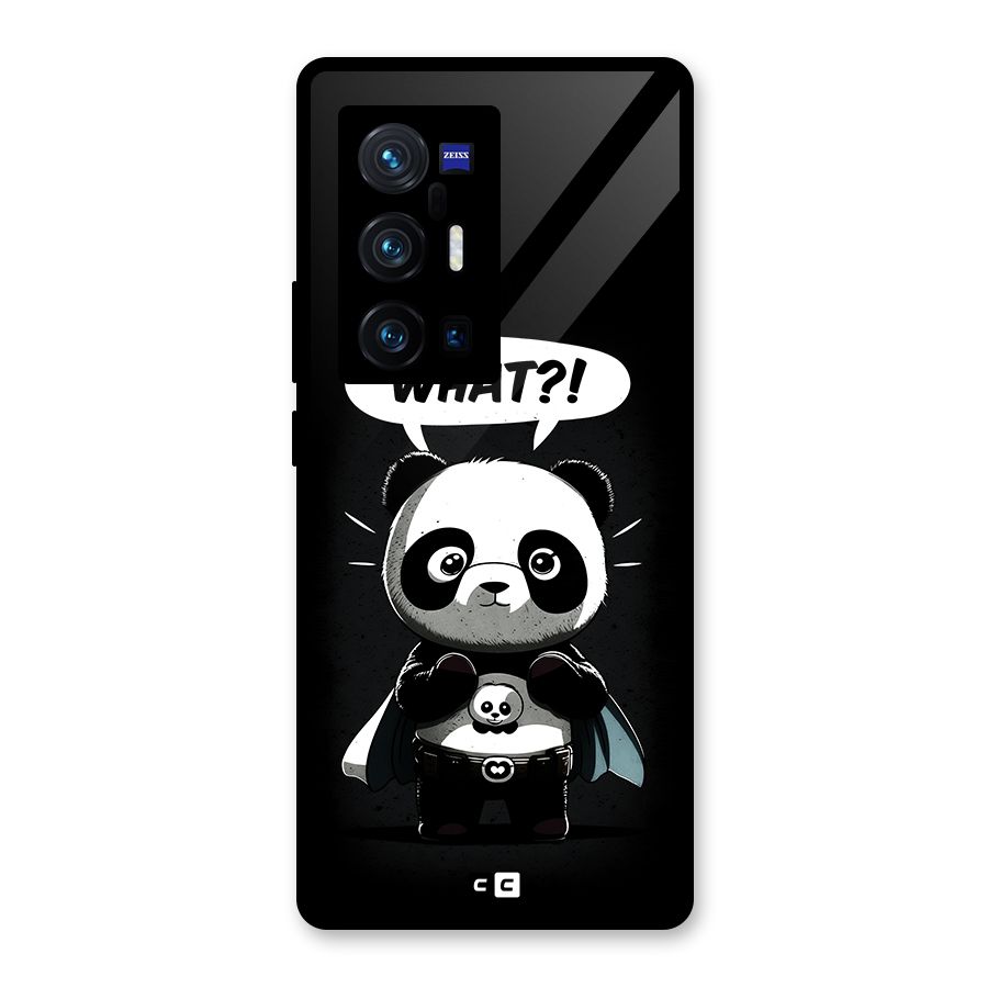 Panda What Confused Glass Back Case for Vivo X70 Pro Plus