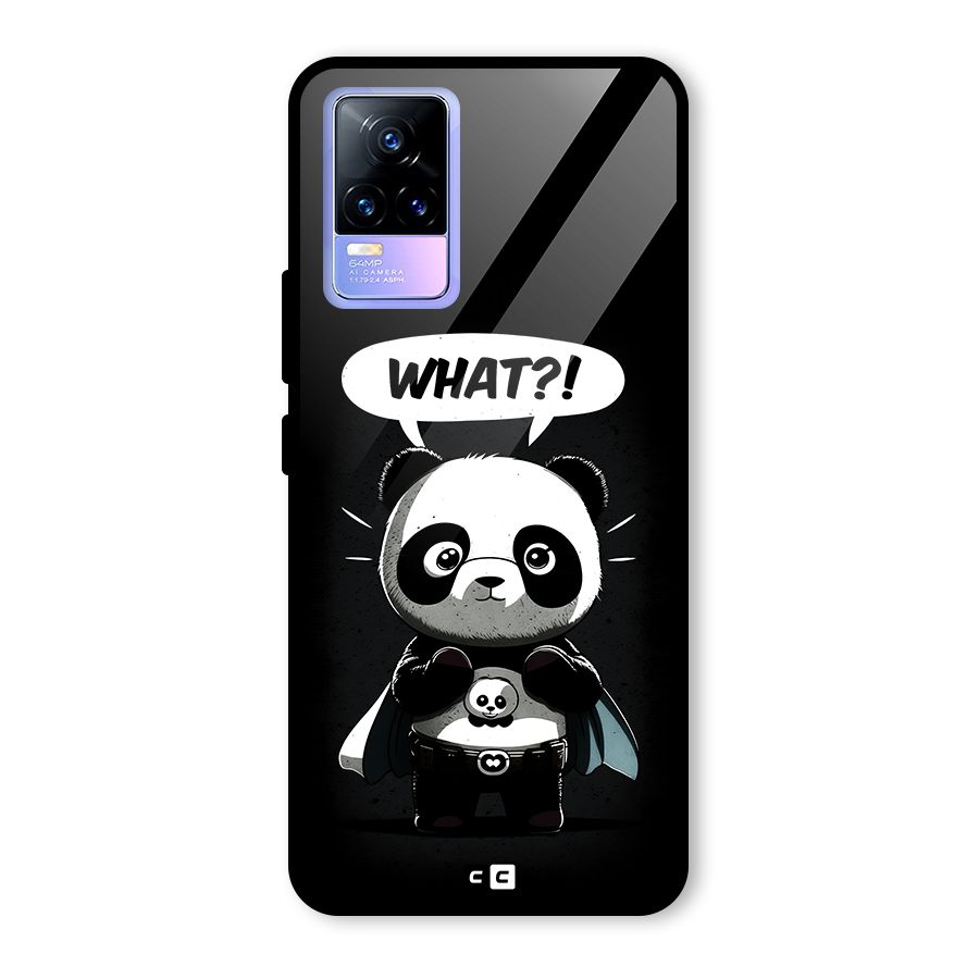 Panda What Confused Glass Back Case for Vivo Y73
