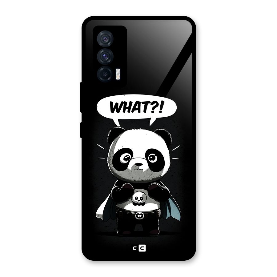 Panda What Confused Glass Back Case for Vivo iQOO 7 5G