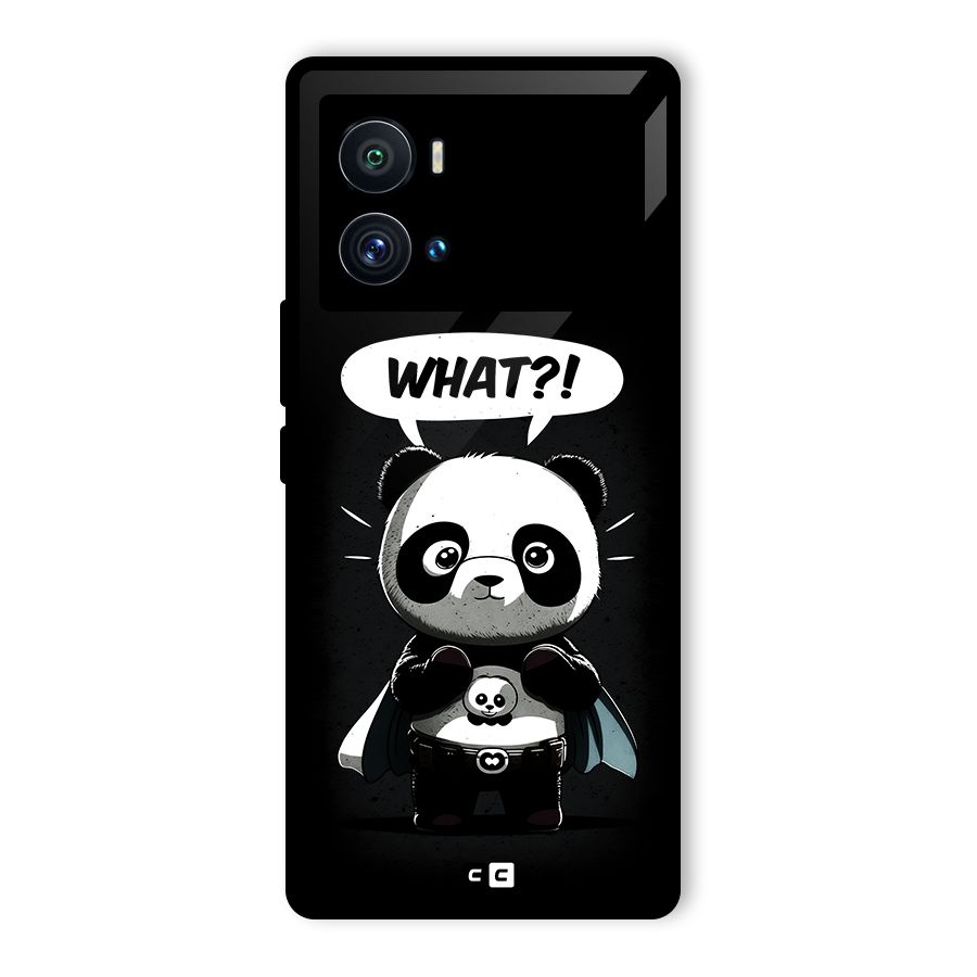 Panda What Confused Glass Back Case for Vivo iQOO 9 Pro