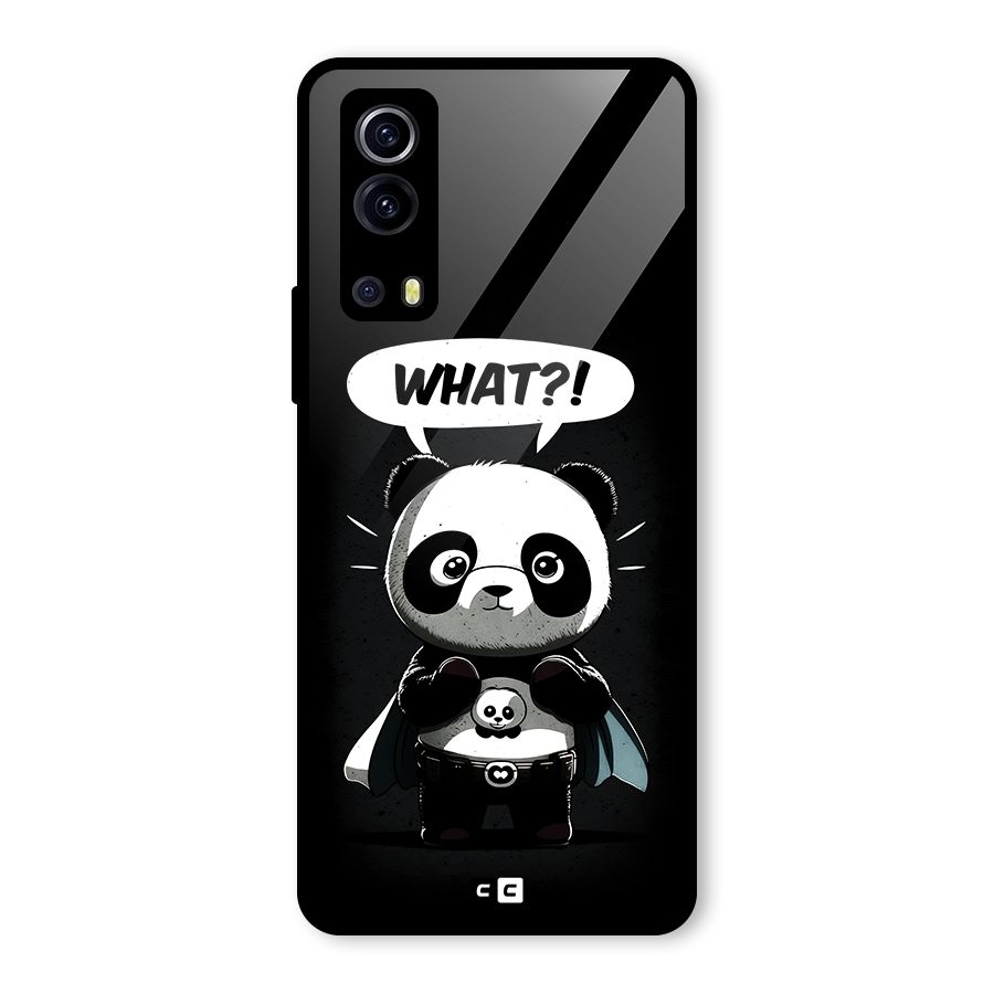 Panda What Confused Glass Back Case for Vivo iQOO Z3
