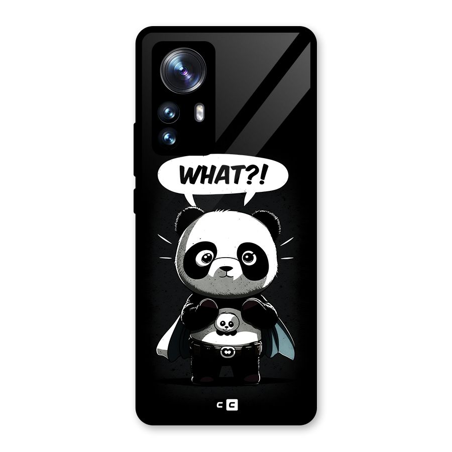 Panda What Confused Glass Back Case for Xiaomi 12 Pro