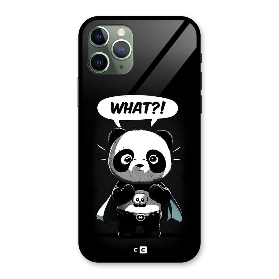 Panda What Confused Glass Back Case for iPhone 11 Pro