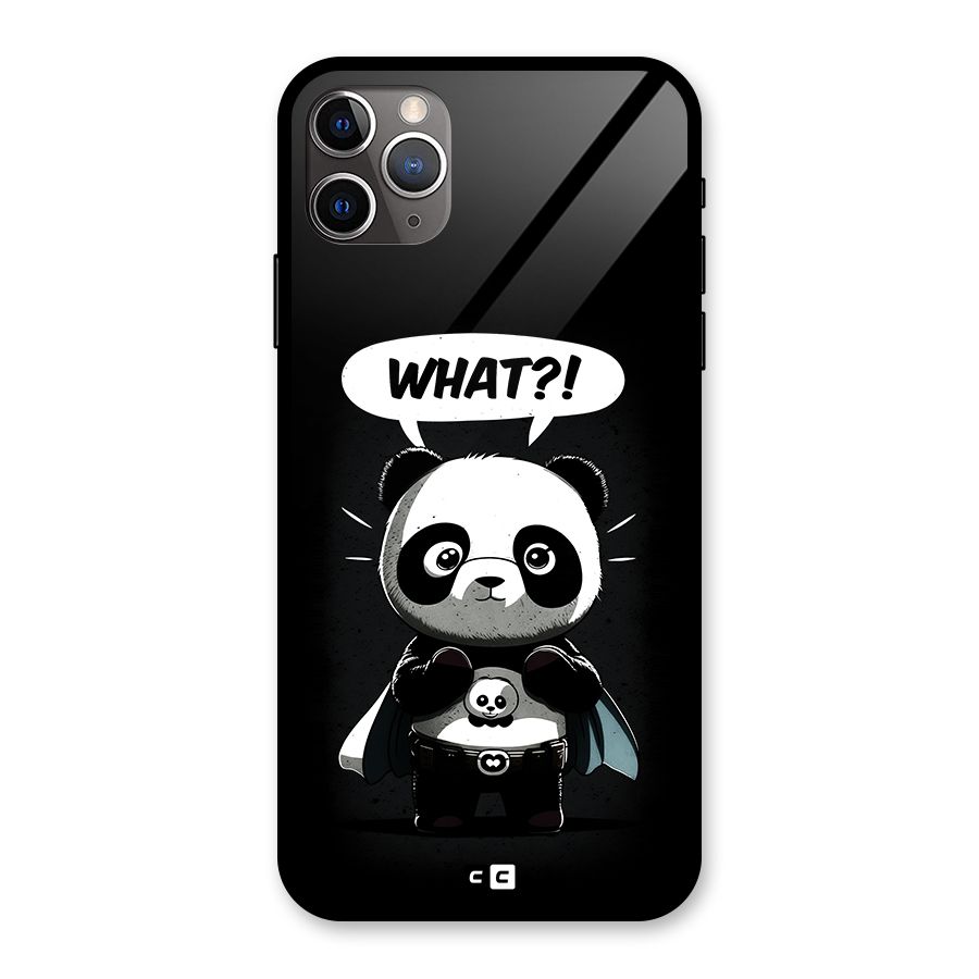 Panda What Confused Glass Back Case for iPhone 11 Pro Max
