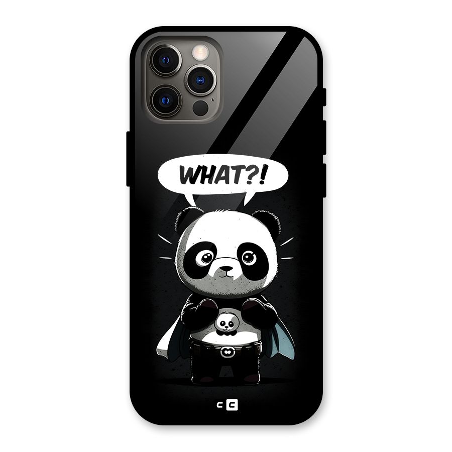 Panda What Confused Glass Back Case for iPhone 12 Pro