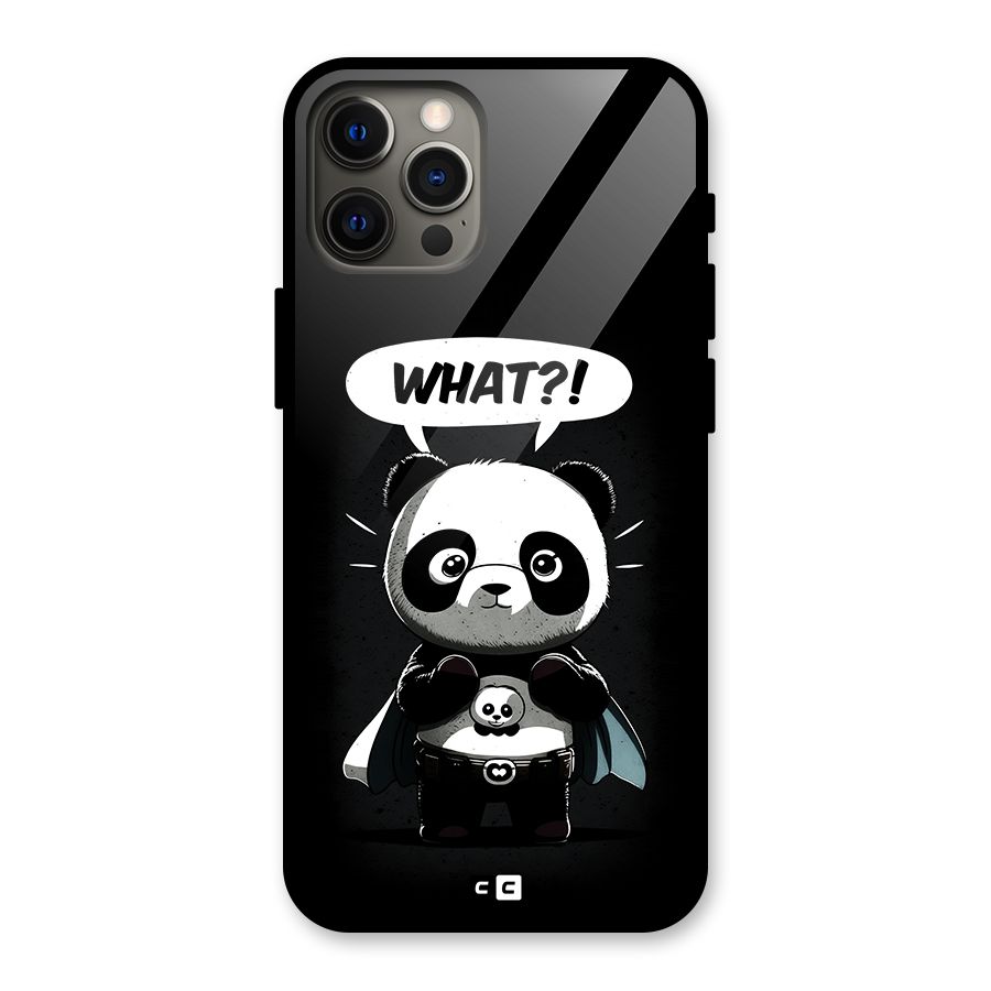Panda What Confused Glass Back Case for iPhone 12 Pro Max