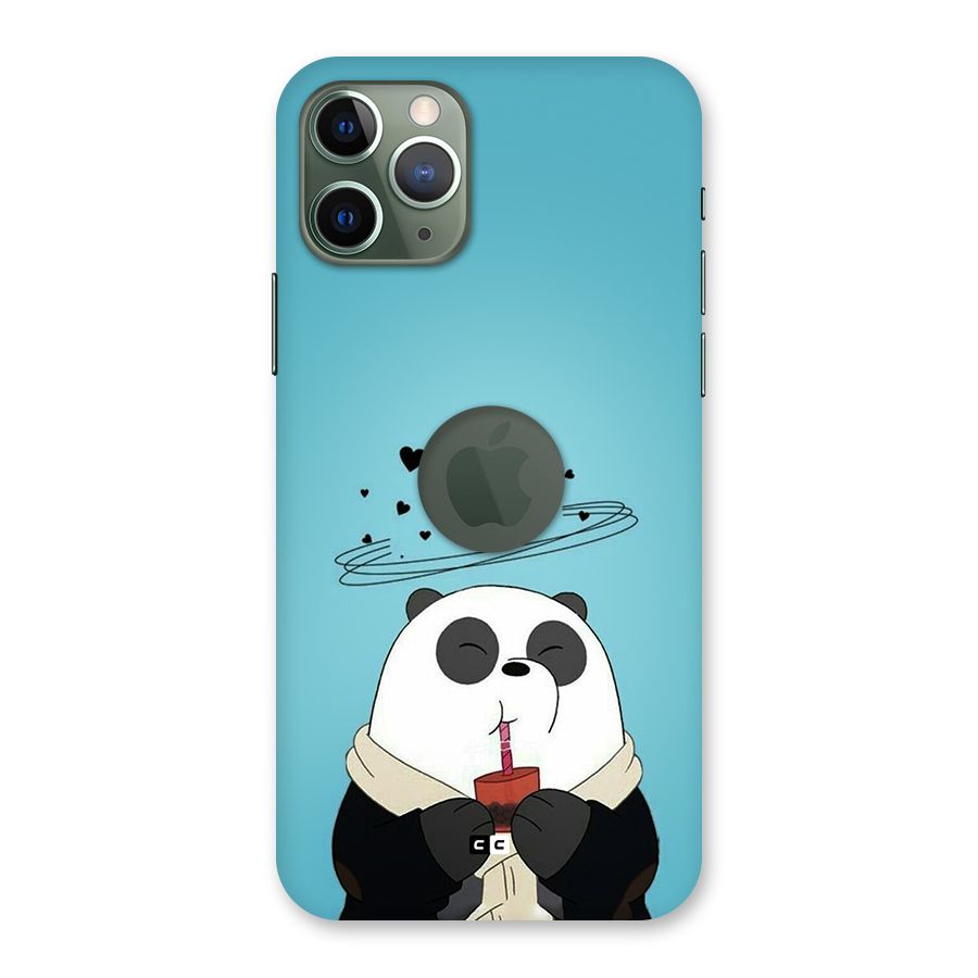 Pandaa Ji Back Case for iPhone 11 Pro Logo Cut