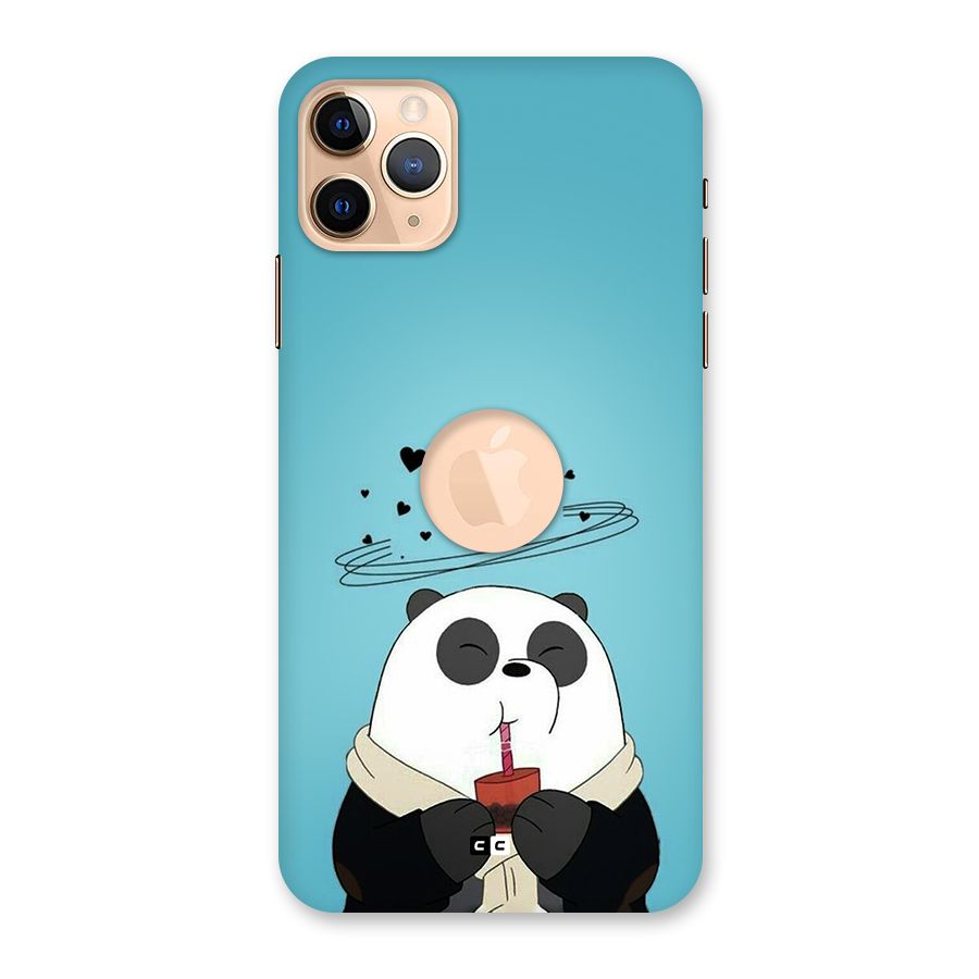 Pandaa Ji Back Case for iPhone 11 Pro Max Logo Cut