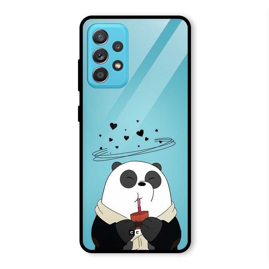 Pandaa Ji Glass Back Case for Galaxy A52